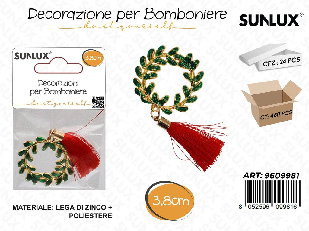 Sunlux Dec. Bomboniere Laurea 3.8CM