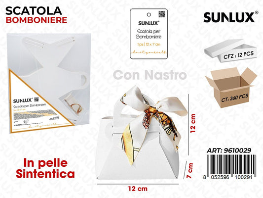 Sunlux Scatola Bomb. c/ Nastro 12*12*7CM