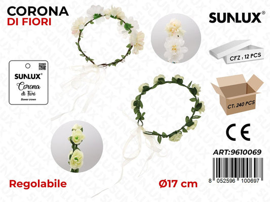 Sunlux Corona di Fiori D.17CM