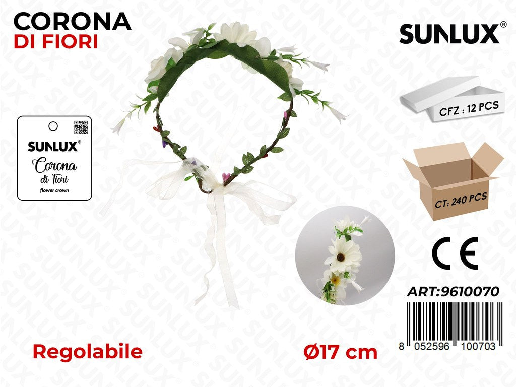 Sunlux Corona di Fiori D.17CM