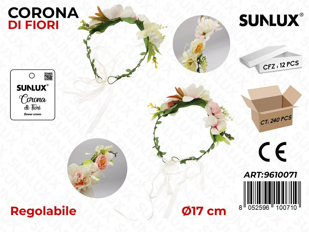 Sunlux Corona di Fiori D.17CM