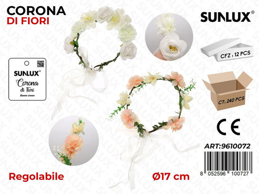 Sunlux Corona di Fiori D.17CM