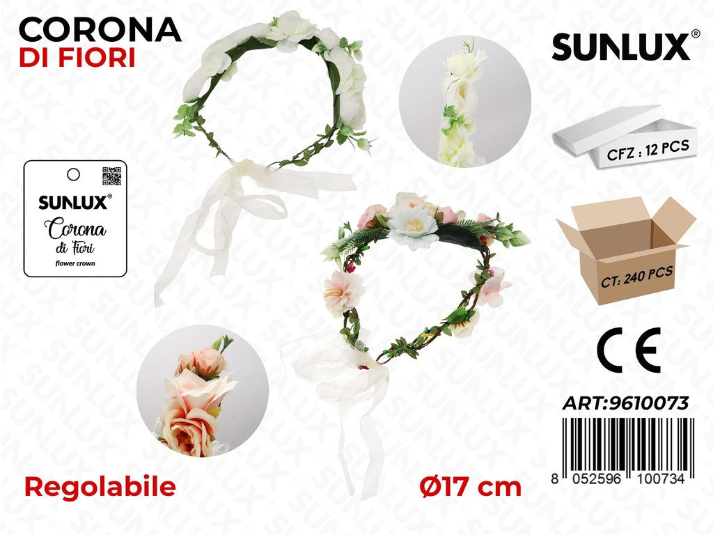 Sunlux Corona di Fiori D.17CM