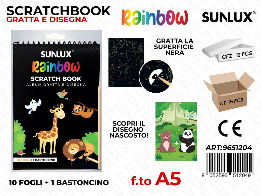 Sunlux Album Gratta e Disegna 10FF A5