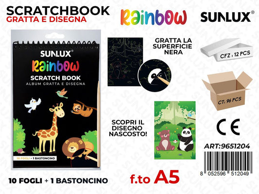 Sunlux Album Gratta e Disegna 10FF A5