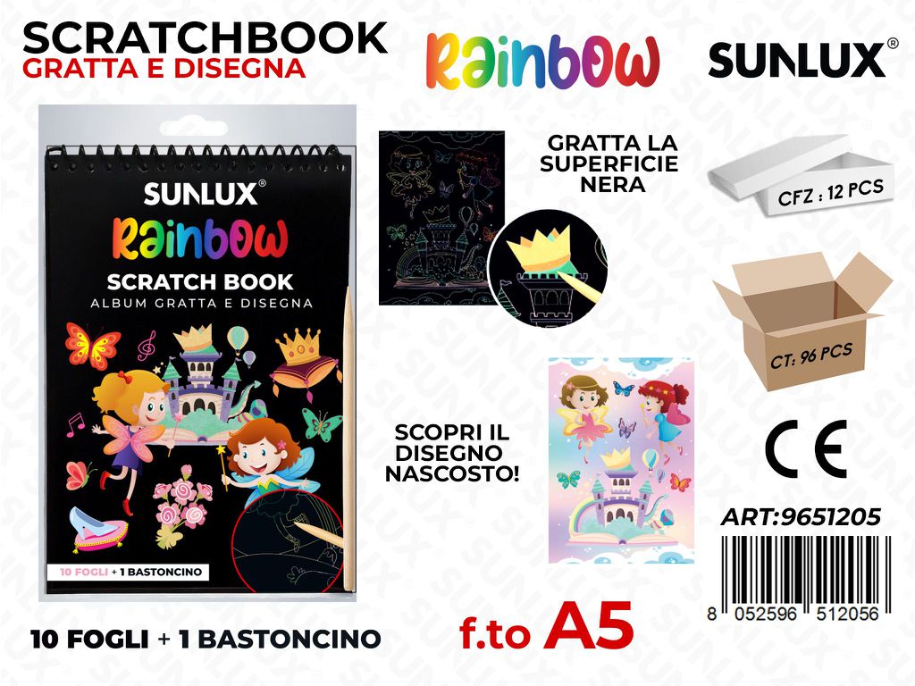 Sunlux Album Gratta e Disegna 10FF A5