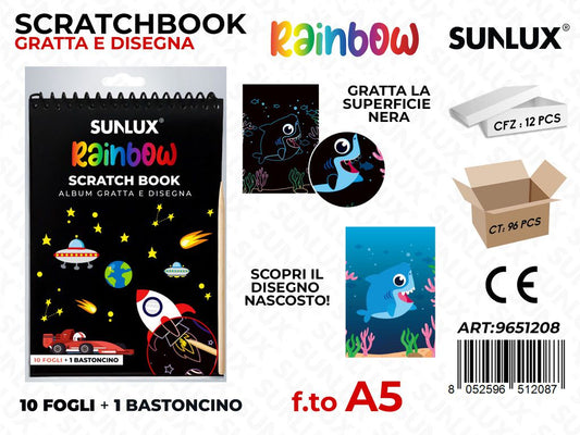 Sunlux Album Gratta e Disegna 10FF A5