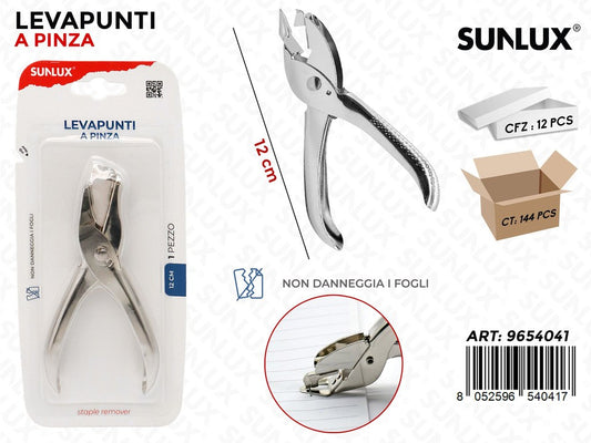 Sunlux Levapunti a Pinza 12CM