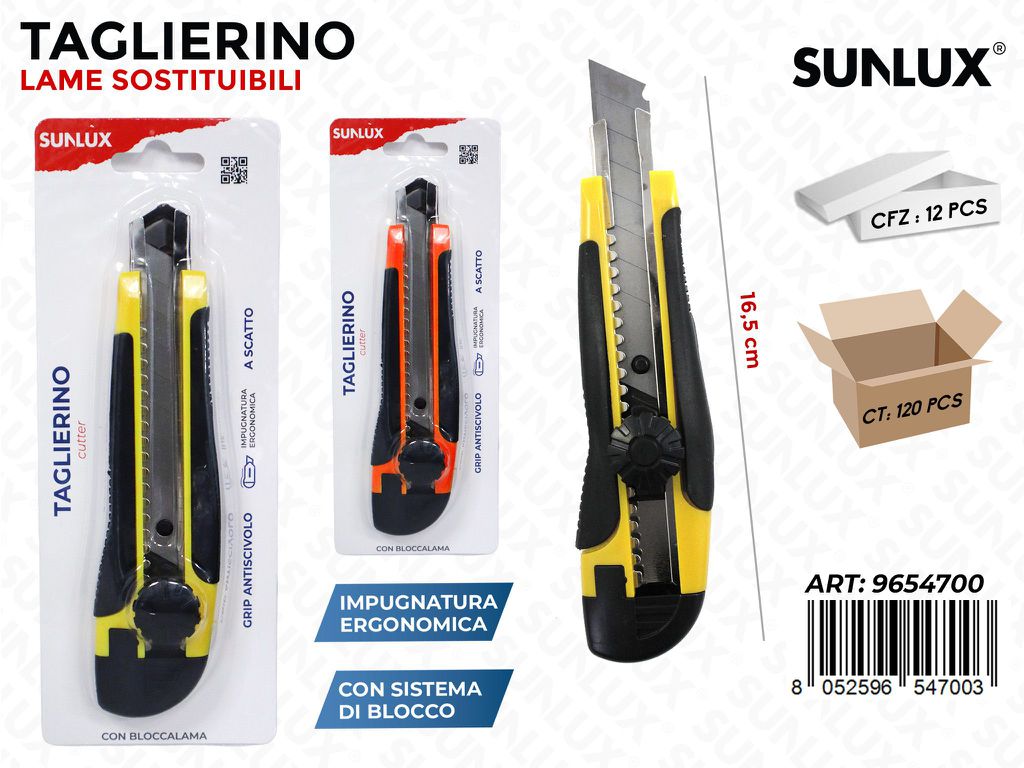 Sunlux Taglierino c/ Blocco 16.5CM