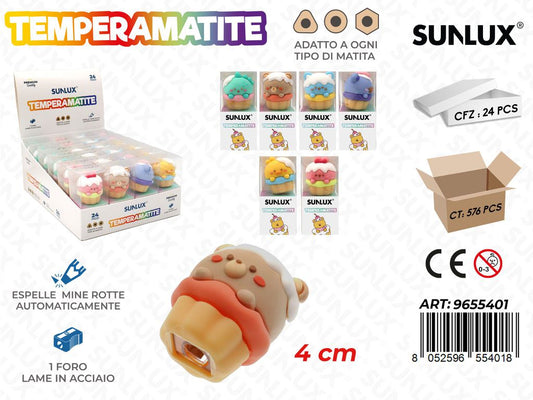 Esp. Temperamatite Ass. 1Foro 4Cm