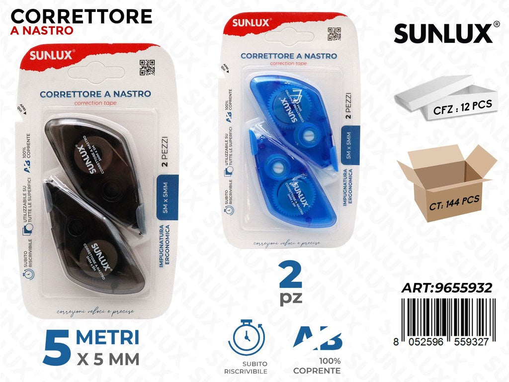 CORRETTORE A NASTRO 2PCS ASS. 5MT*5MM