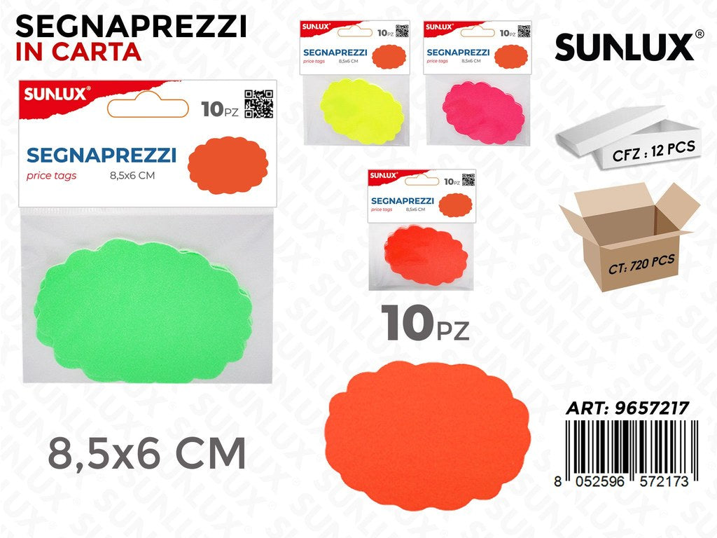 SEGNAPREZZI COL. ASS. 10PCS 8.5*6CM 250GR