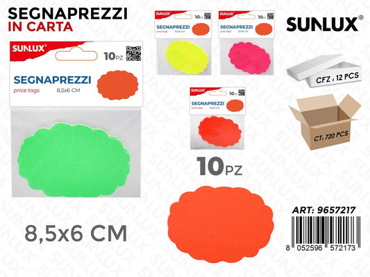 SEGNAPREZZI COL. ASS. 10PCS 8.5*6CM 250GR