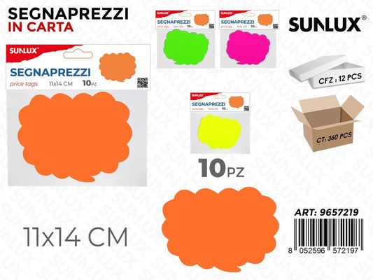 SEGNAPREZZI COL. ASS. 10PCS 11*14CM 250GR