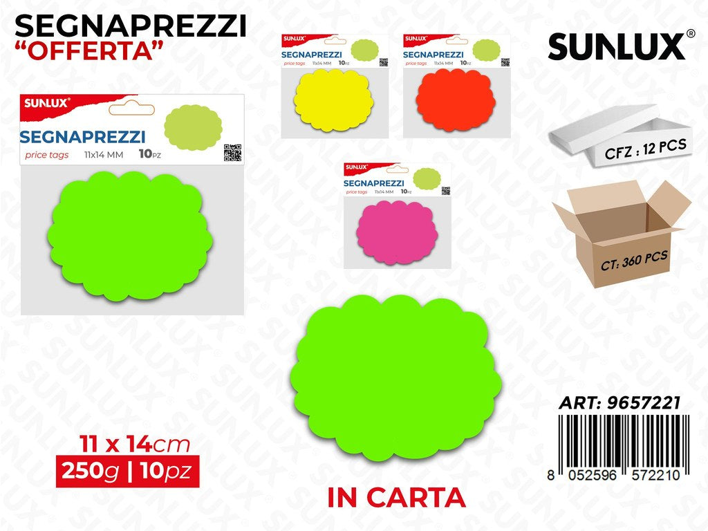 SEGNAPREZZI COL. ASS. 10PCS 11*14CM 250GR