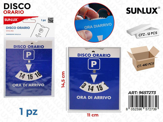Sunlux Disco Orario 11.5*14.5CM