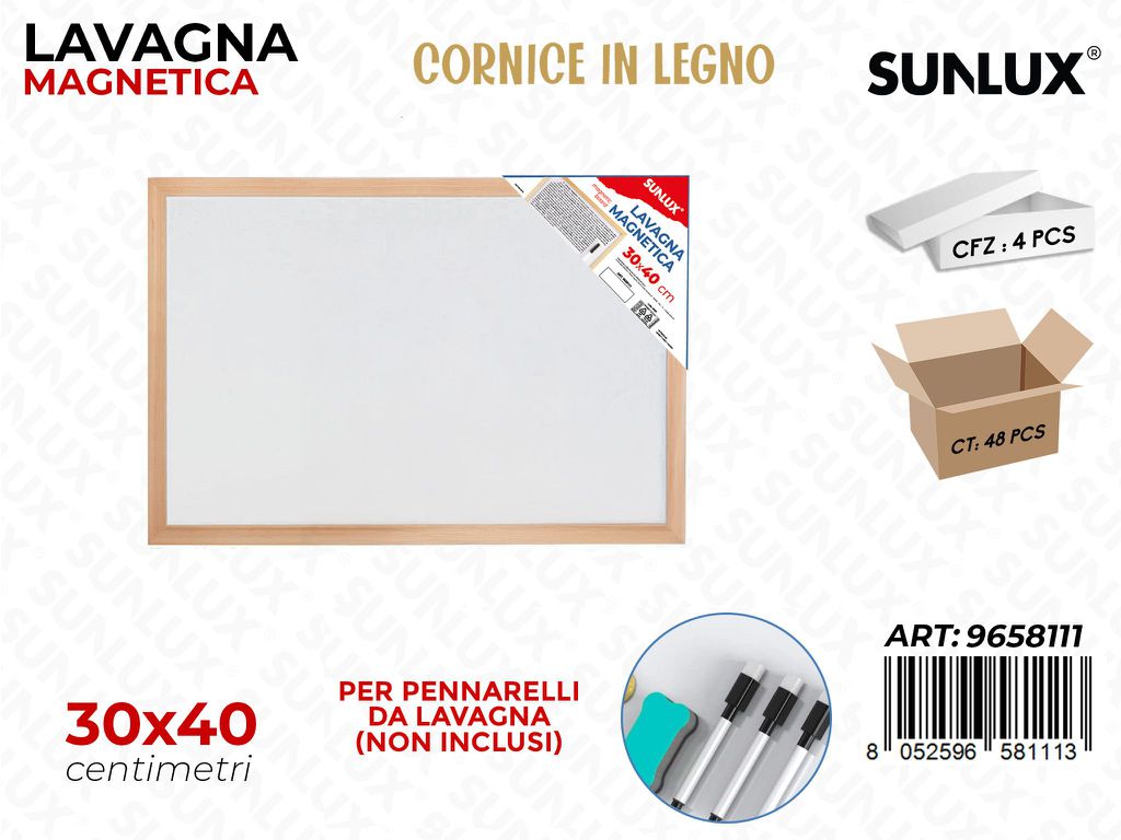 Sunlux Lavagna Magnetica 30*40CM