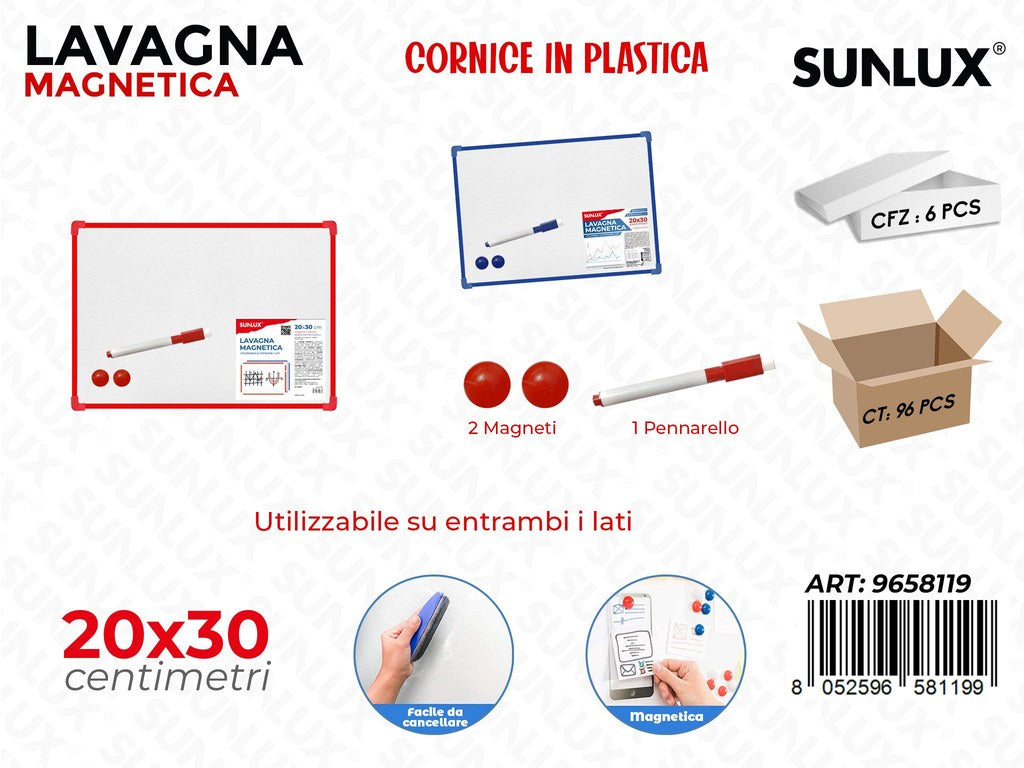 LAVAGNA MAGNETICA C/ PENNAR. 20*30CM
