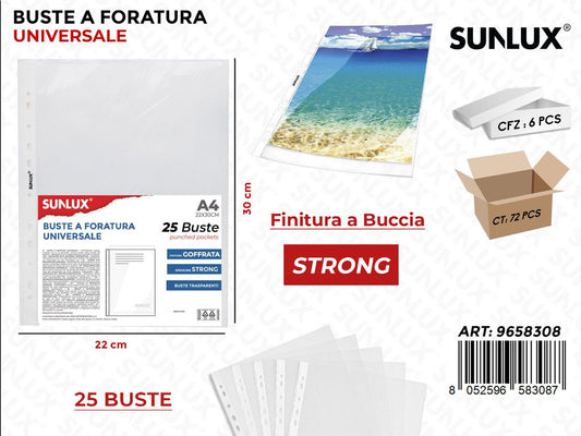 Sunlux Buste a Foratura a Buccia Strong 25PCS 22*30CM