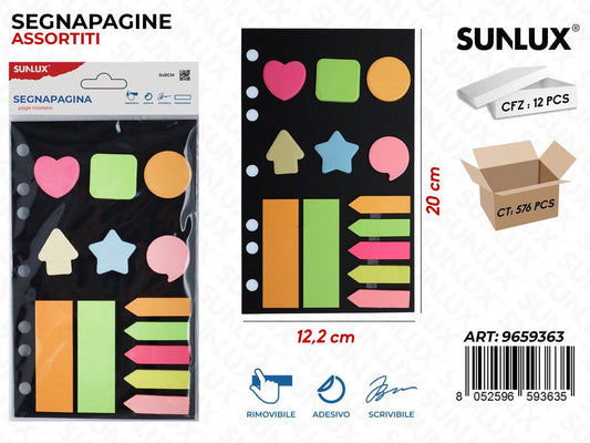 Sunlux Segna Pagina Ass. 12.2*20CM