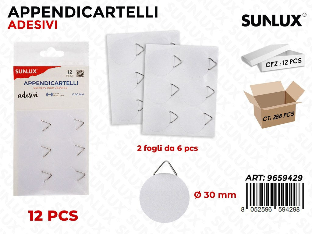 Sunlux Appendicartelli Adv 30MM 6PCS X 2FF