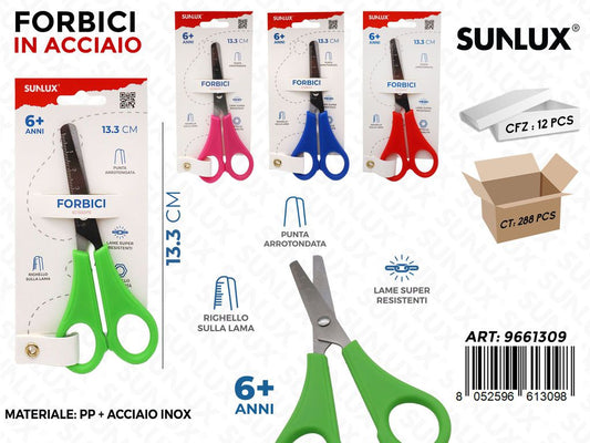 Sunlux Forbici in Acc. Inox Ass. 13.3CM