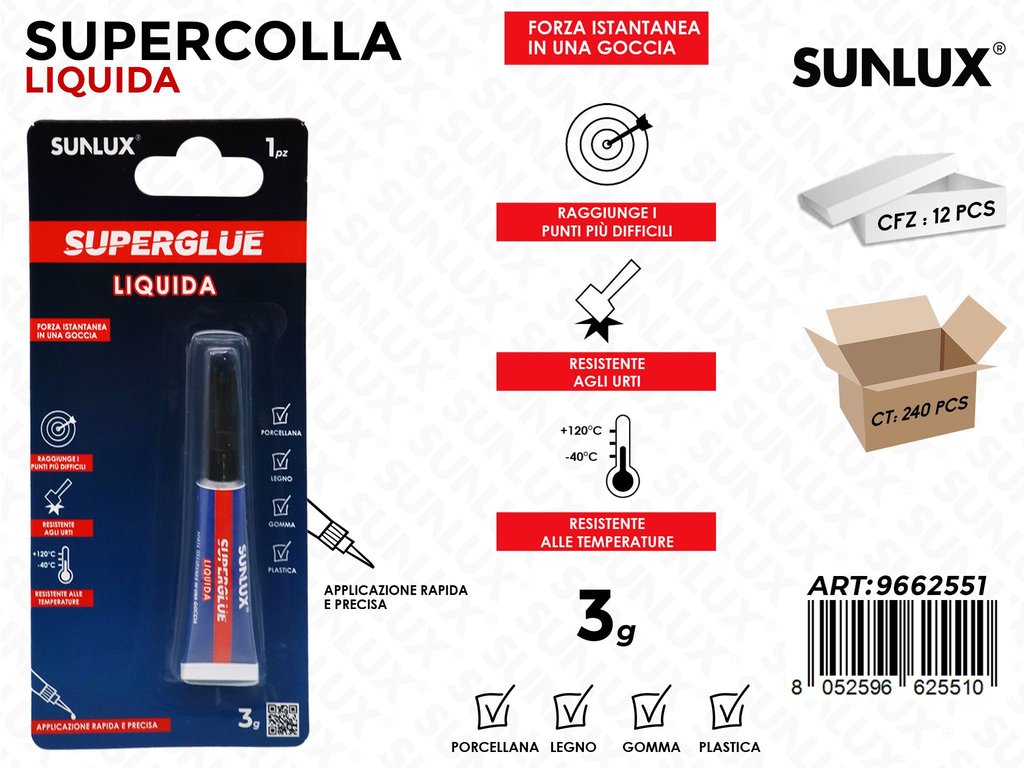 Sunlux Supercolla Liquida 3G