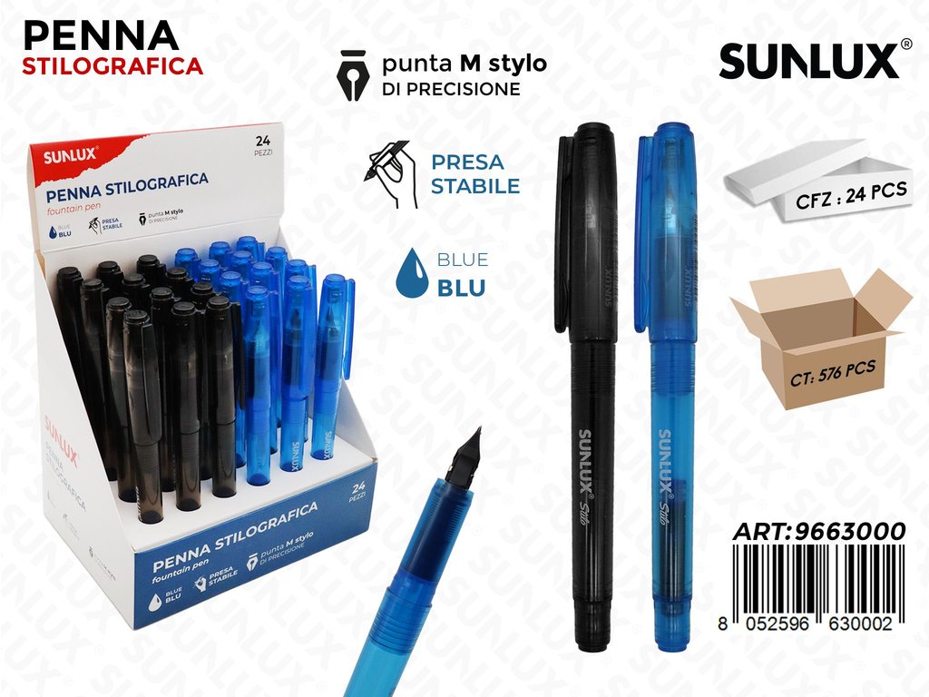 ESP. PENNA STILOGRAFICA BLU /PZ DA 24**