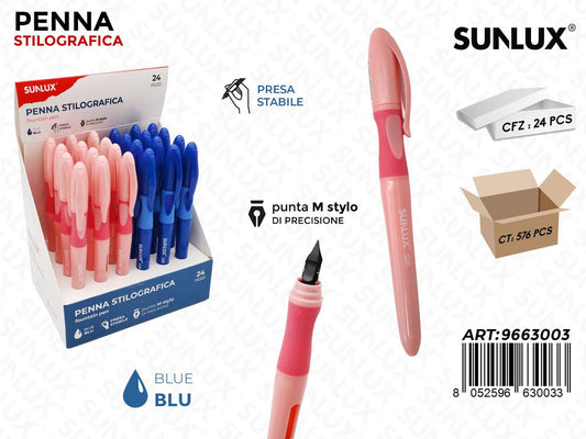 Sunlux Esp. Penna Stilografica Blu
