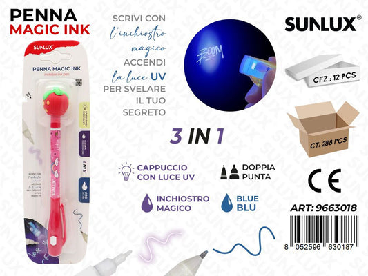 PENNA MAGIC INK 3 IN 1 BLU C/LUCE