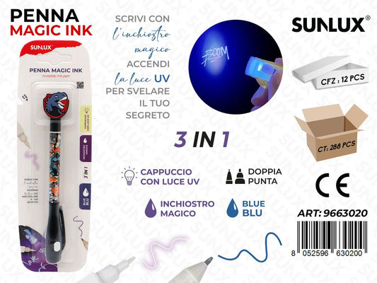 PENNA MAGIC INK 3 IN 1 BLU C/LUCE