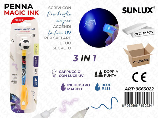 PENNA MAGIC INK 3 IN 1 BLU C/LUCE