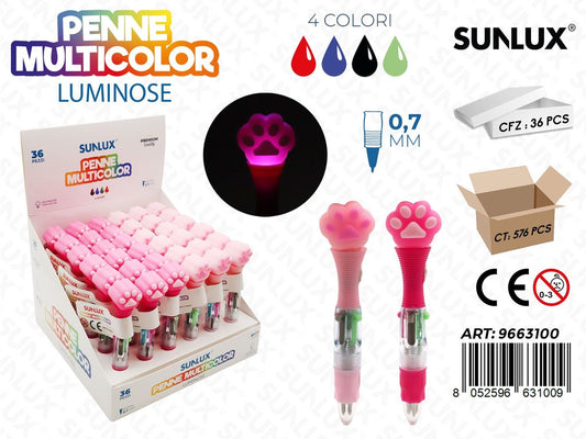 Penne Multicolor Multicolor 4Col. Ass. 0.7Mm