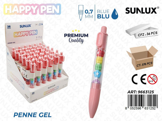 Esp. Happy Pen Gel Blu 0.7Mm