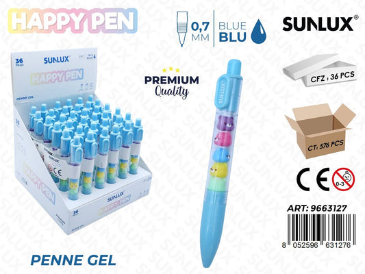 Esp. Happy Pen Gel Blu 0.7Mm