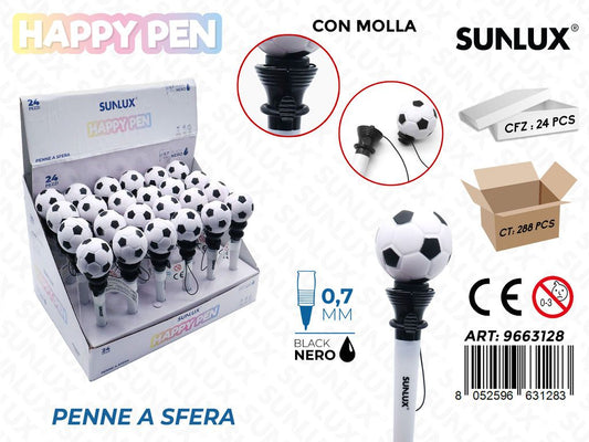 Happy Pen C/Molla Nero 0.7Mm