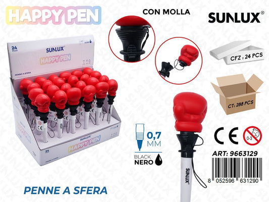 Happy Pen C/Molla Nero 0.7Mm