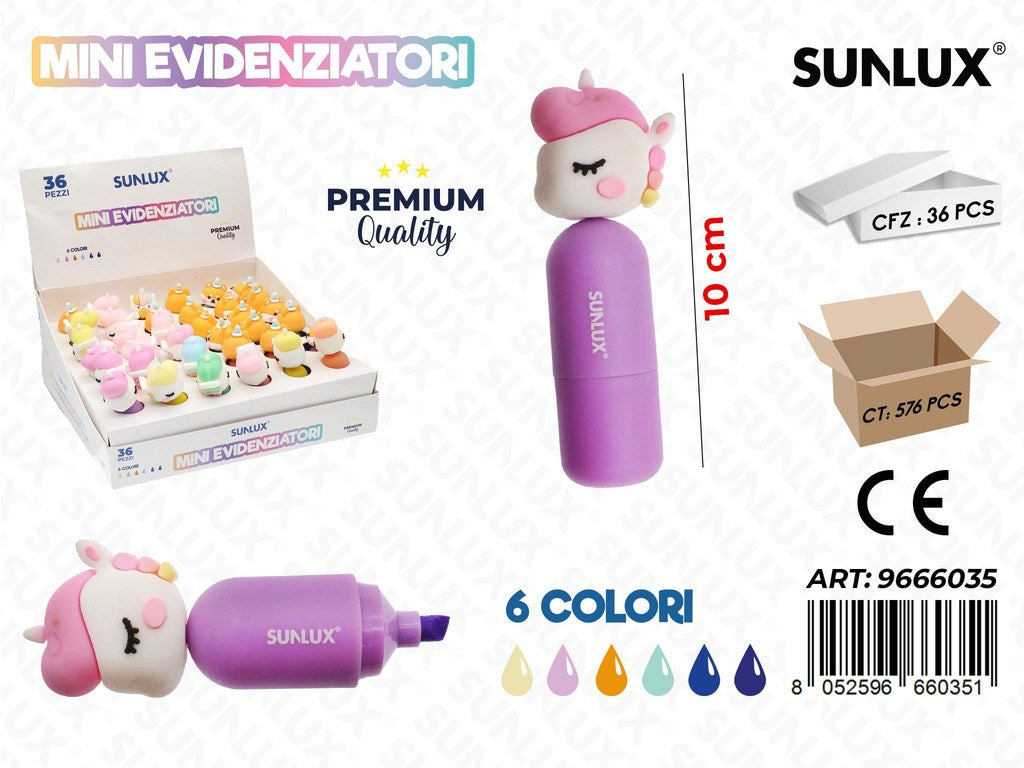 Mini Evidenzatori Multicolor 10Cm