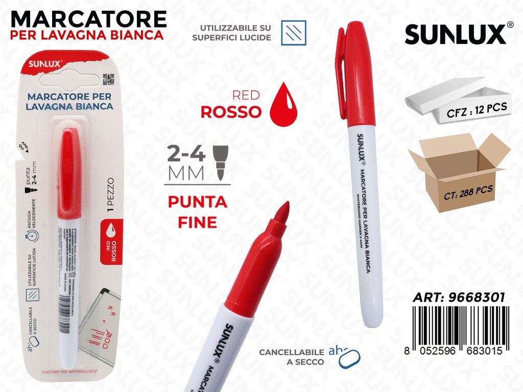 MARCATORE LAVAGNA ROSSO 2-4MM
