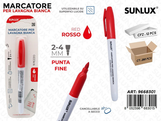 MARCATORE LAVAGNA ROSSO 2-4MM