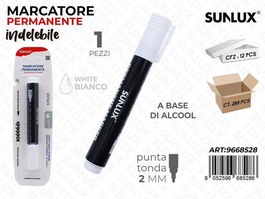 MARCATORE PERMAN. INDEL. BIANCO 2MM