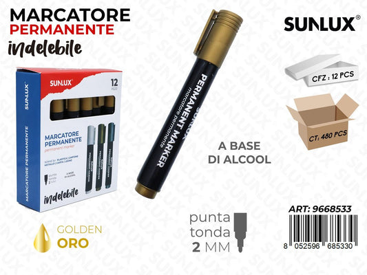 MARCATORE PERMAN. INDEL. ORO 2MM