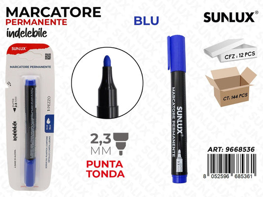 MARCATORE PERMAN. INDEL. BLU 2.3MM