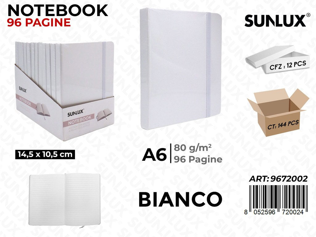 Sunlux Notebook Bia. A6 14.5*10.5CM 80GR