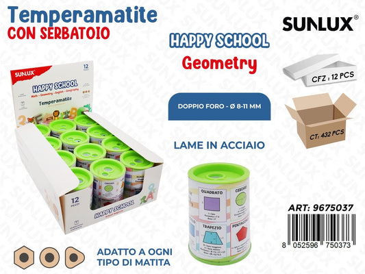 Esp. Temperamatite Geometry 2Fori