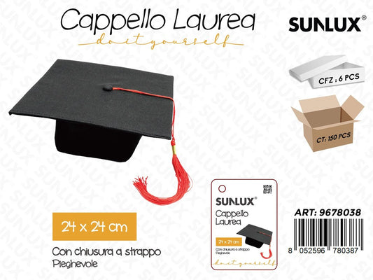 Sunlux Cappello Laurea 24*24CM