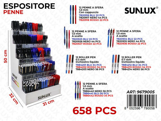 Sunlux Esp. Penne Ass. 658PCS
