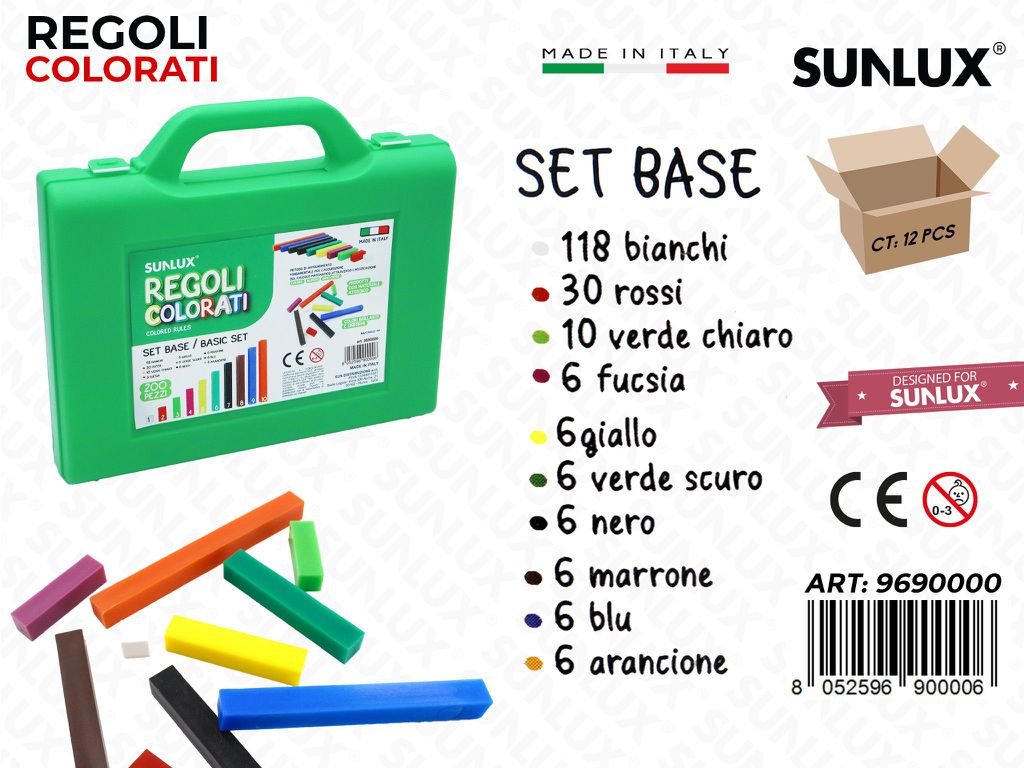 Regoli Colorati Set Base Valigetta