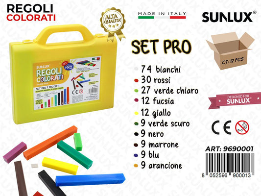 Regoli Colorati Set Pro Valigetta