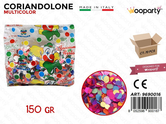 CORIANDOLI MULTICOLOR 150GR